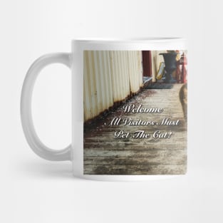 Country Store Cat Welcome 2 Mug